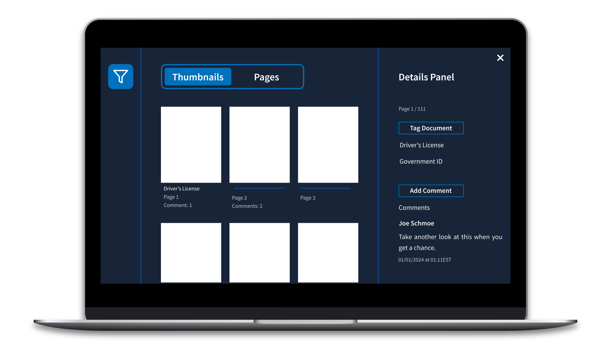AI tagging components with new color and styling standards.